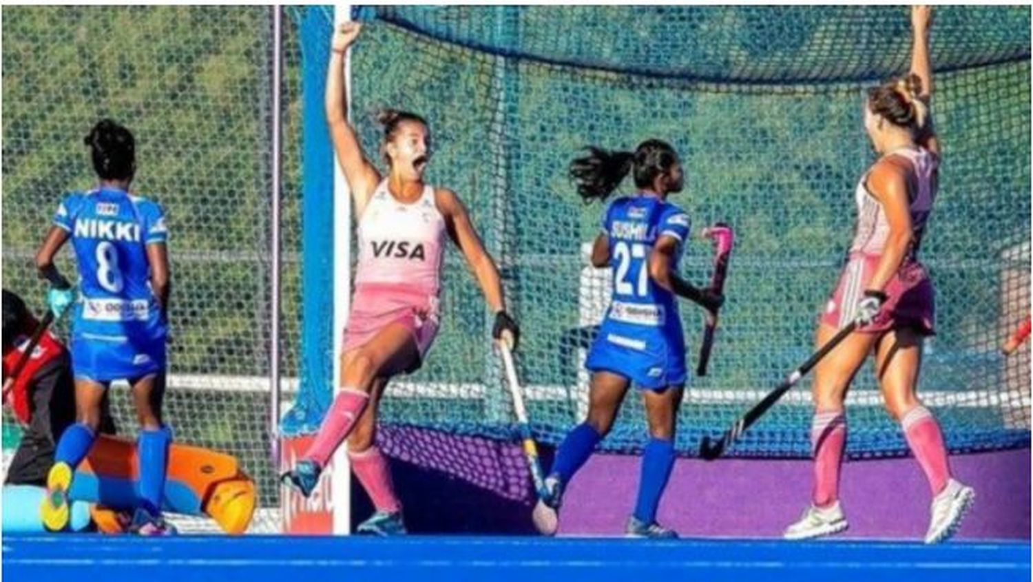 Las Leonas vencieron a India en el Cenard por 3-2