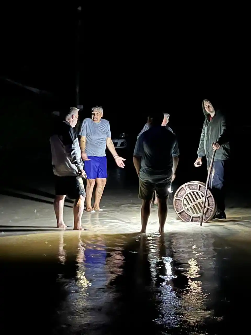 Tormenta, corte de luz y anegamientos en Claromecó