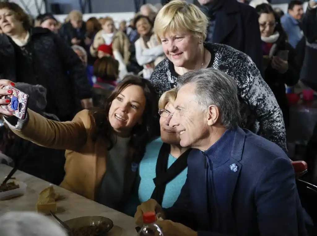 Macri y Vidal, con venezolanos en el Día de la Independencia