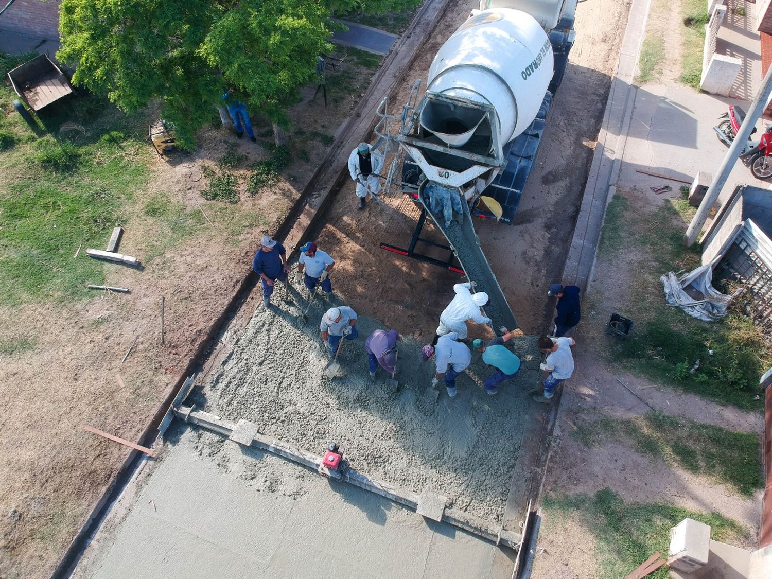 El gobierno de Venado Tuerto aumenta la pavimentación y el arreglo de calles 