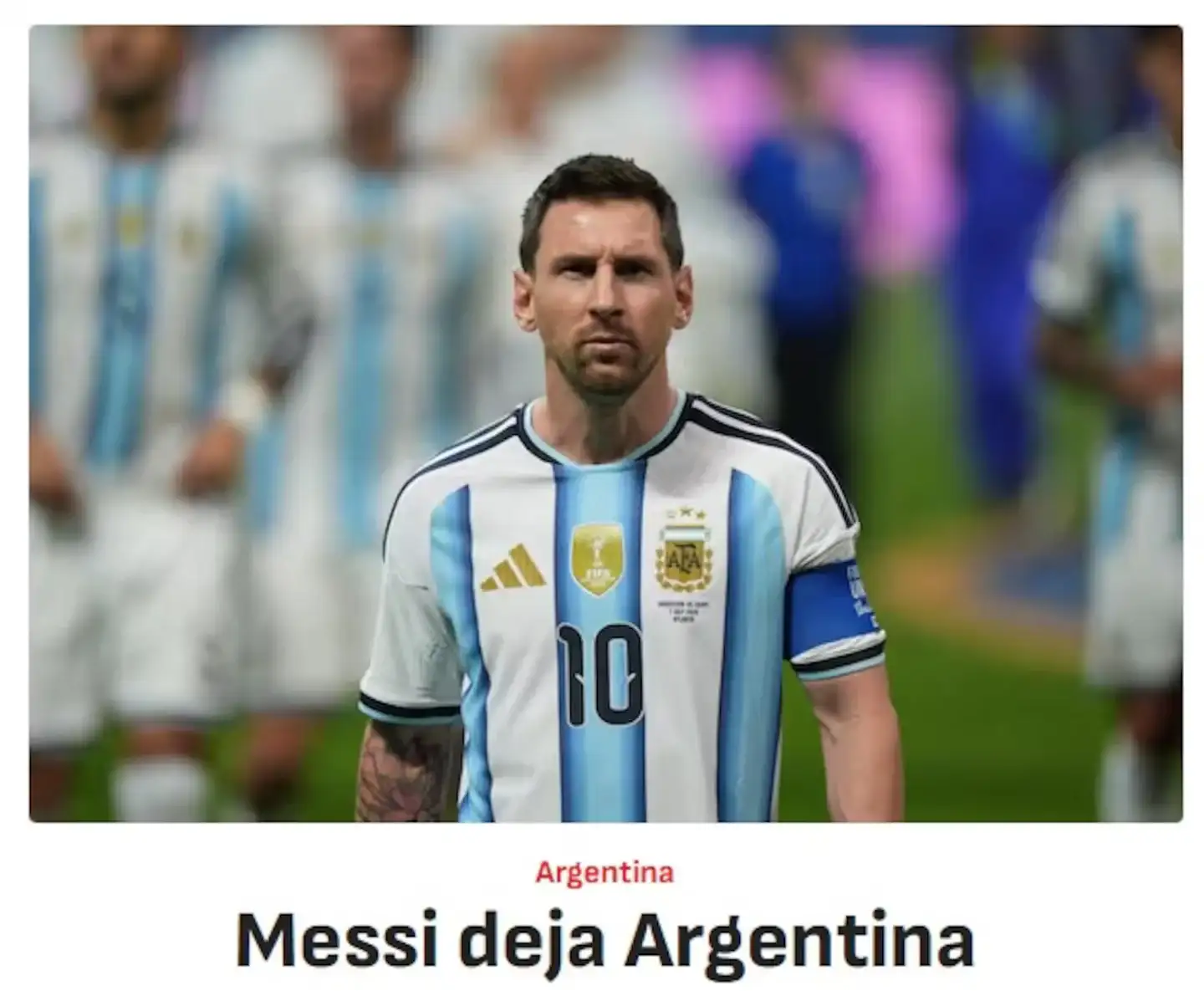 El retiro de Messi recorrió el mundo: así reaccionaron los principales diarios deportivos - 2