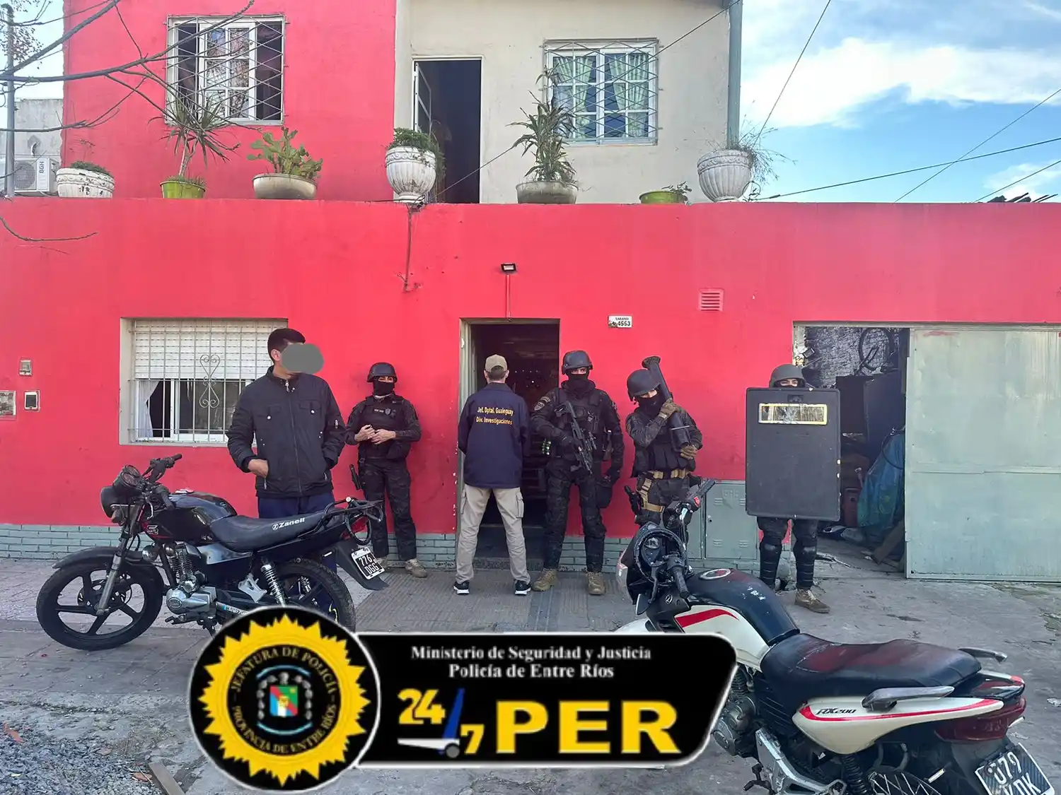 Los detenidos son oriundos de la provincia de Buenos Aires.