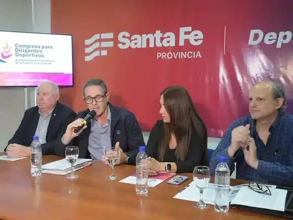 Lanzaron el 1° Congreso para Dirigentes Deportivos de Santa Fe