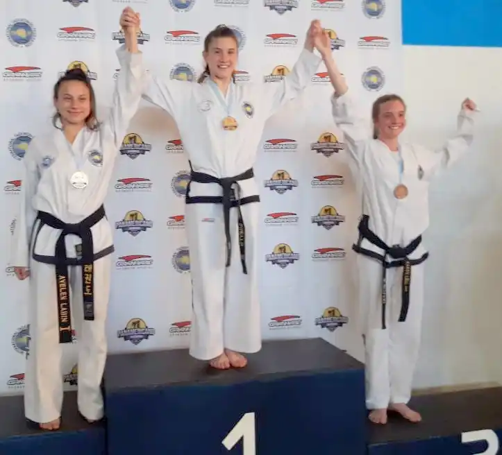Campeona panamericana juvenil de taekwondo en Punta del Este
