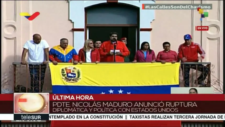 Maduro dio 72 horas para que los diplomáticos estadounidenses dejen el país