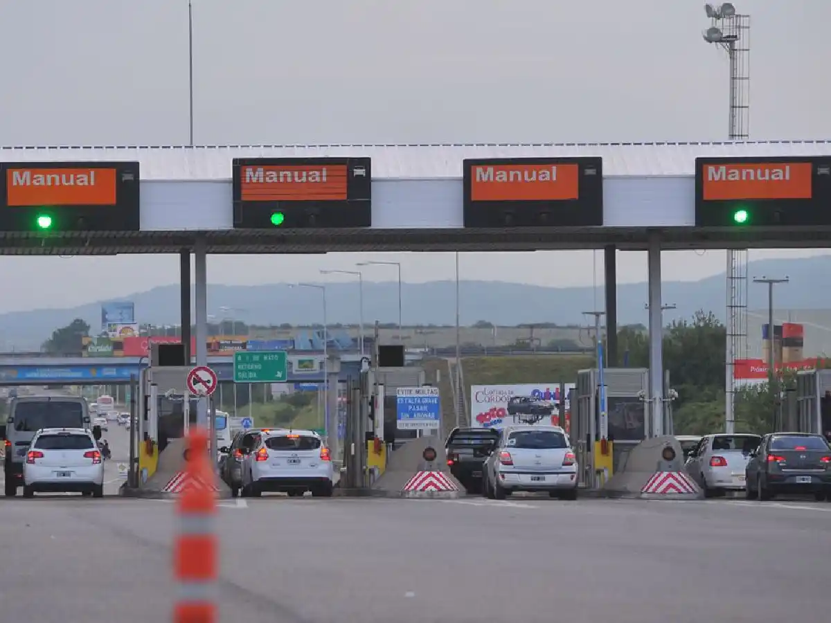 Los peajes de Córdoba aumentarán desde el sábado
