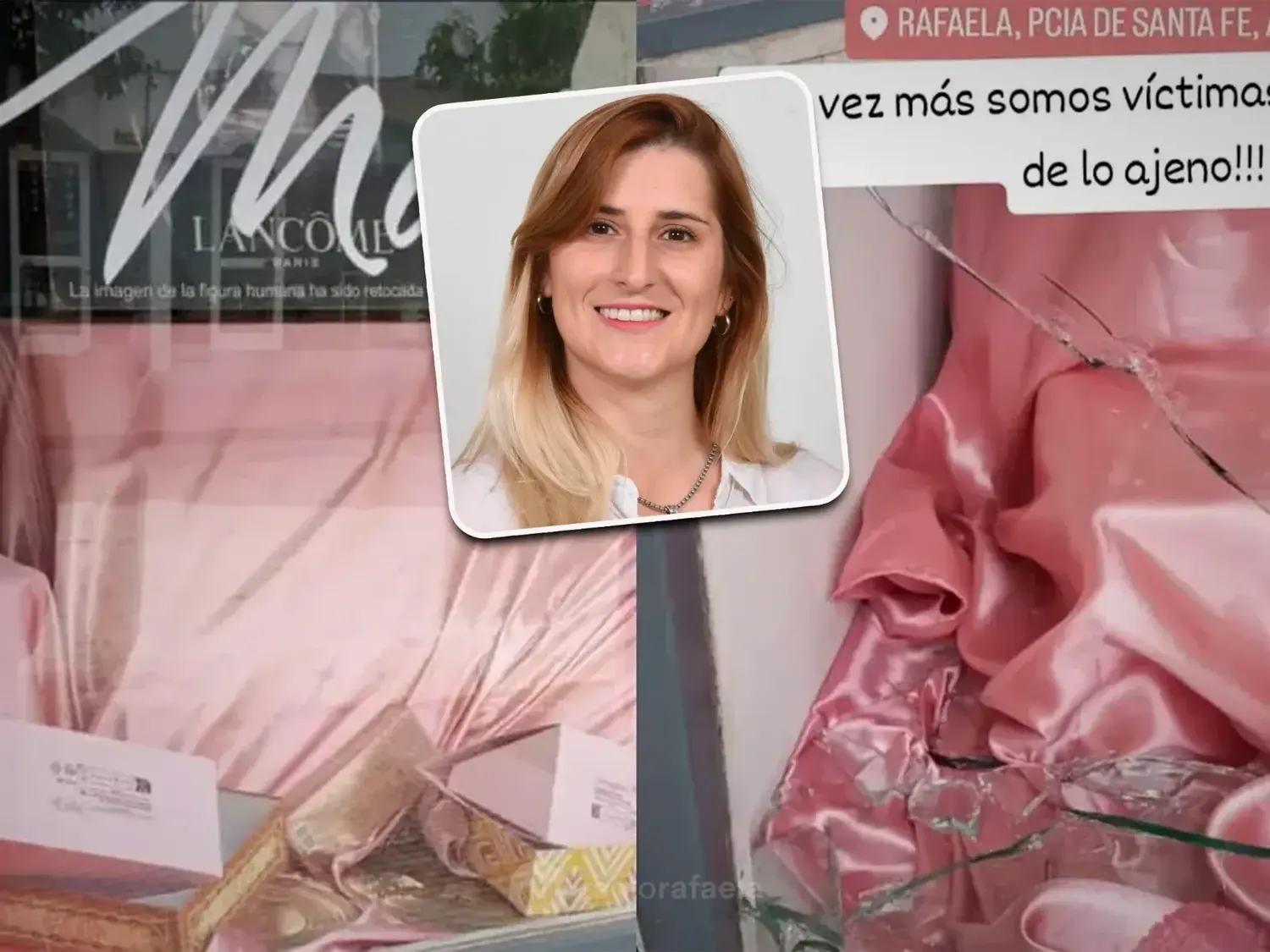 Otra vez rompieron la vidriera de una perfumería céntrica de Rafaela y robaron más de diez fragancias importadas