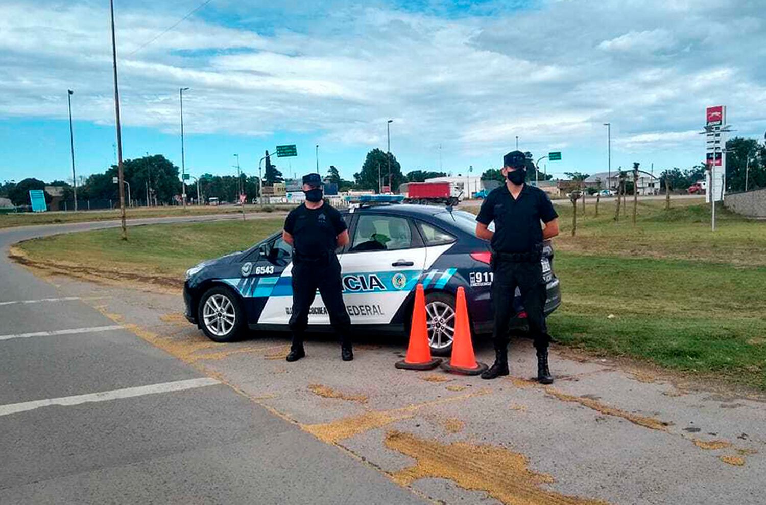 La Policía Federal desplegó grandes operativos en la zona