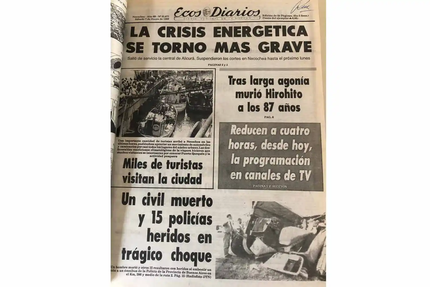 Sábado 7 de enero de 1989