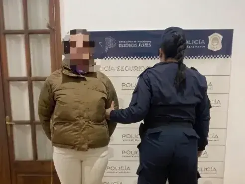 La mujer fue trasladada a la Comisaría.