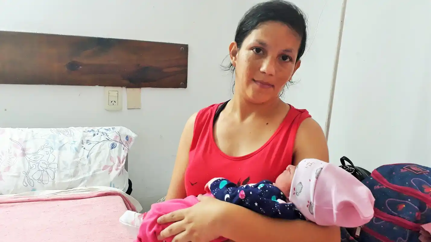 Kalani es la primera beba del sur entrerriano