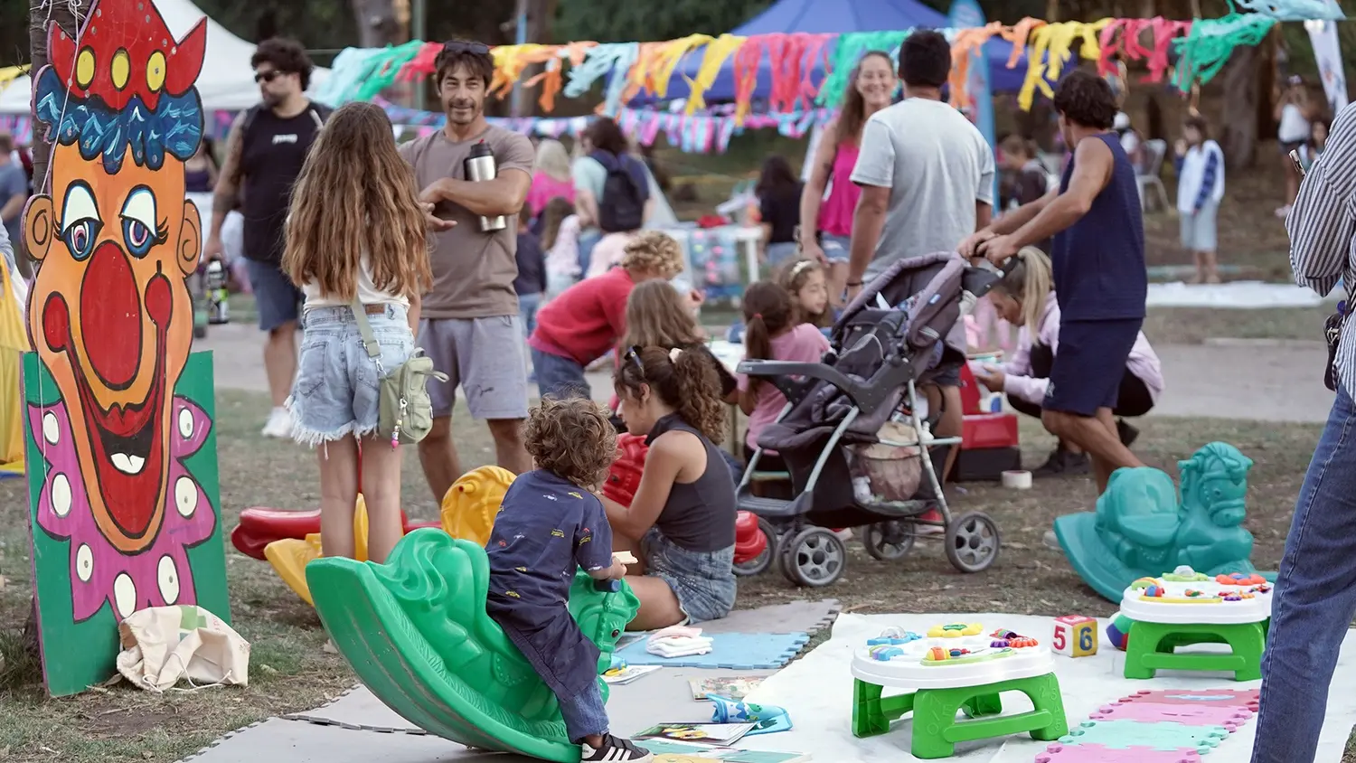 El público respondió. Gran cantidad de personas asistieron al festival