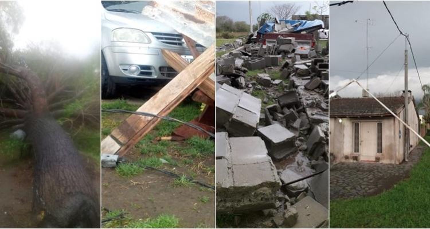 Temporal en San Pedro: Hay zonas sin luz, se volaron techos y derrumbaron árboles, postes y tapiales