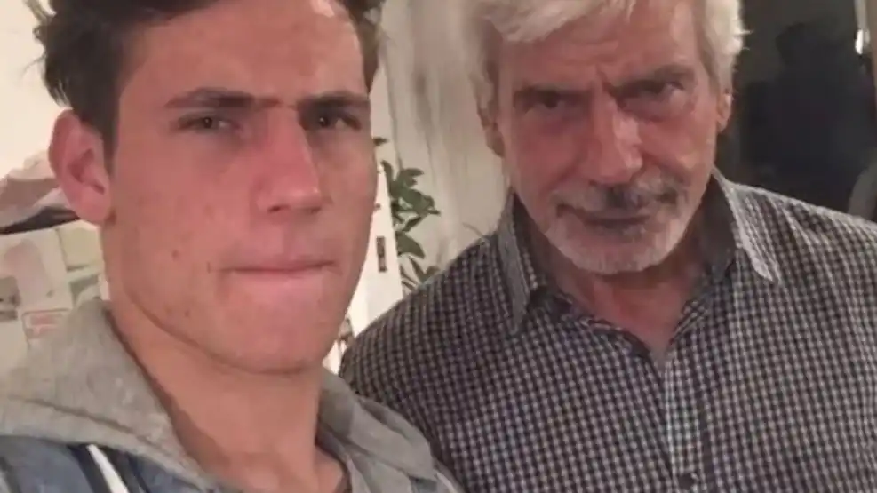El youtuber Gaspi junto a su padre.