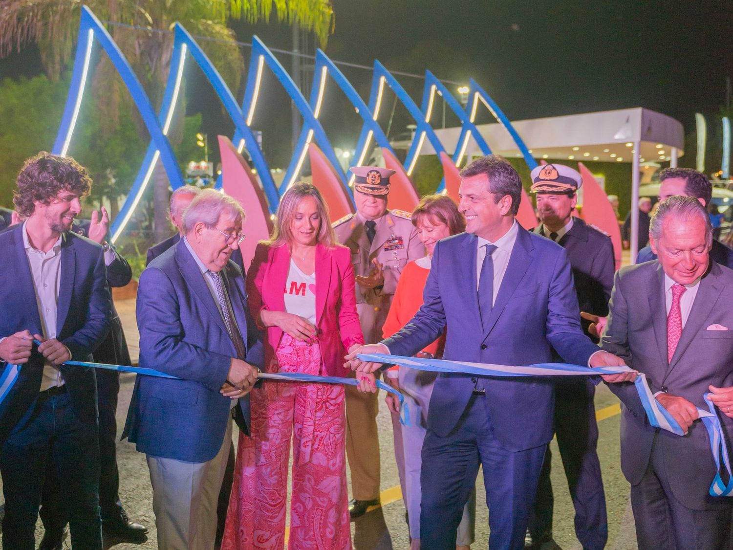 Andreotti y Massa inauguraron el 23° Salón Náutico, la exposición naval más importante del país