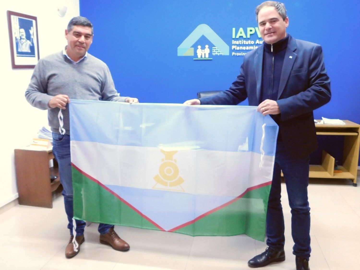 La Bandera de Larroque se expondrá en Casa de Gobierno en Paraná