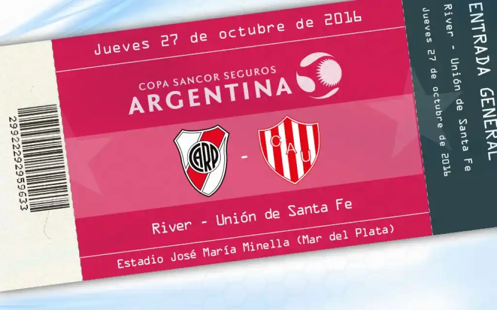 Venta de entradas en Unión para la Copa Argentina