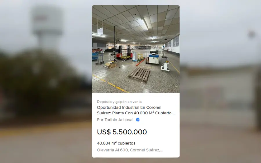 El aviso publicado en internet