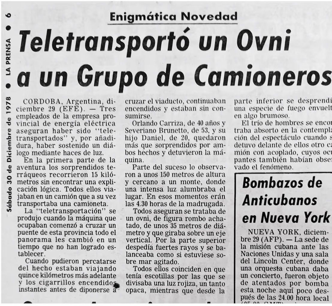 caso ovni córdoba periodicos