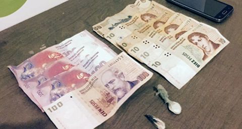 Zona Roja: tres personas aprehendidas por comercialización de cocaína