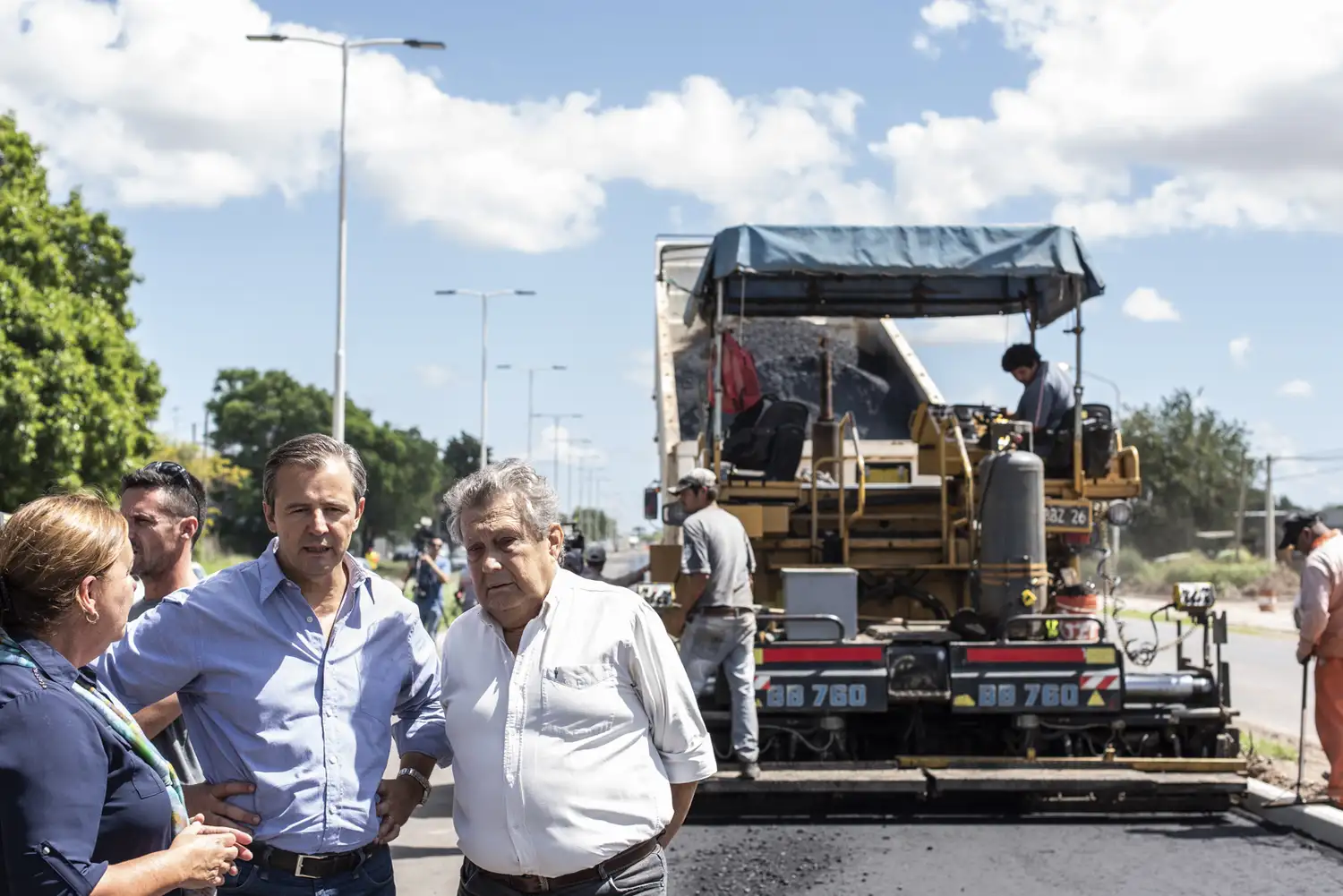 Bahl recorrió las obras del acceso Sur y destacó el beneficio que brindará a los paranaenses