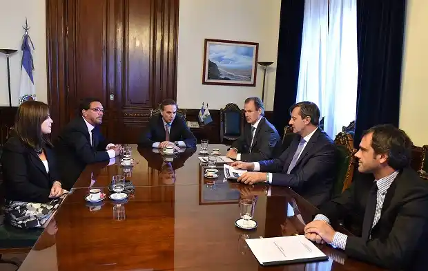 Coparticipación: Junto a Guastavino, Bordet analizó la situación 