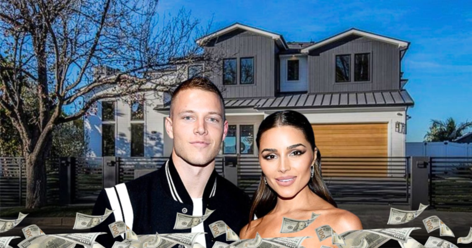 Esta es la casa de Olivia Culpo y la estrella de los 49ers Christian McCaffrey. ¿Cuánto valdrá?