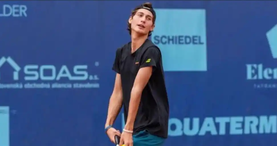 El marplatense Cavallo en acción.