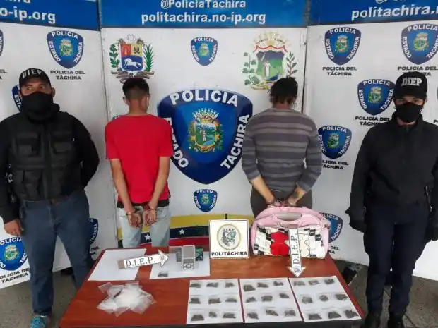 Capturan traficantes que obligaban a sus hijos a consumir y vender droga en Táchira