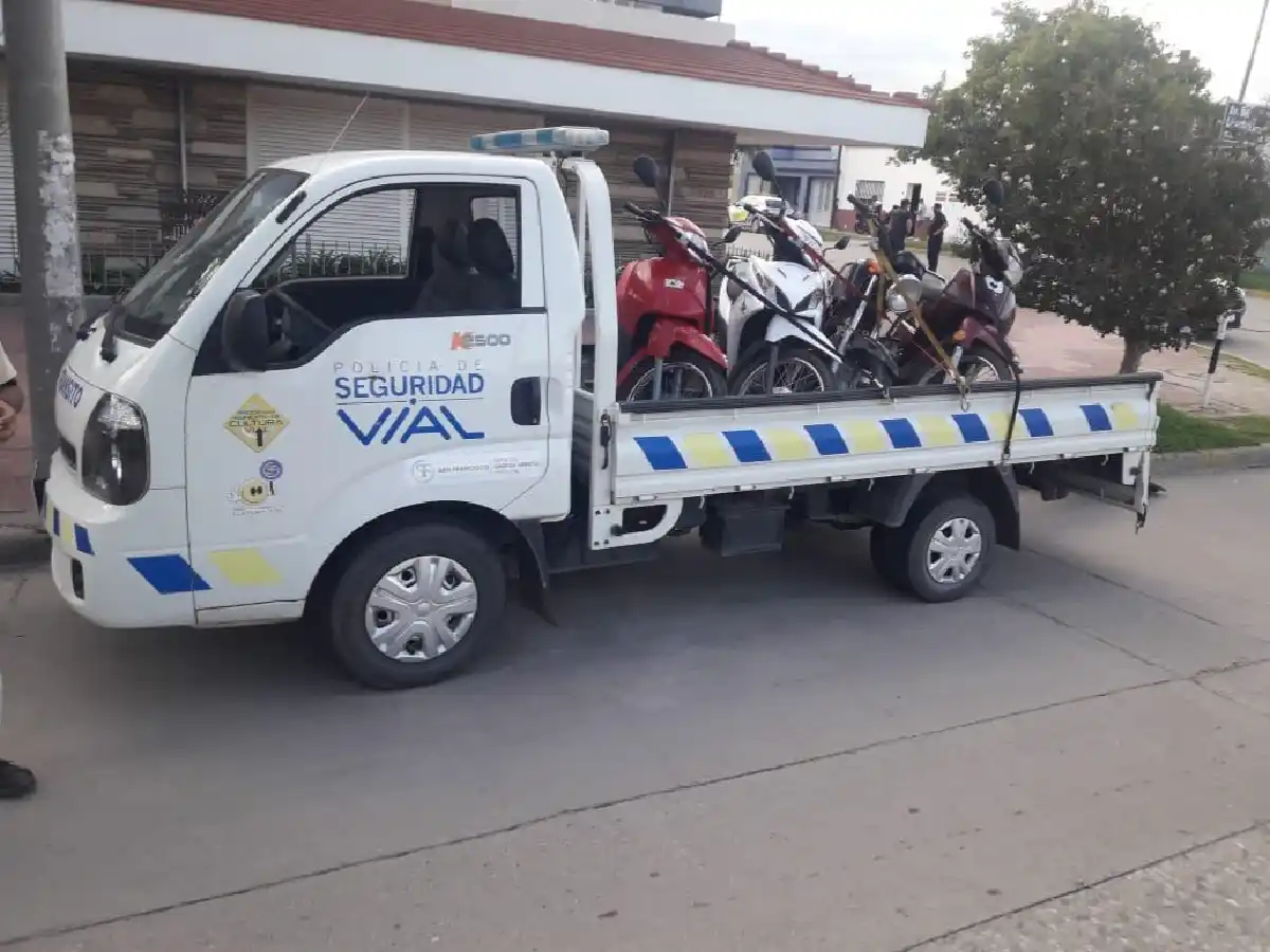 Secuestraron 35 motos en un nuevo control de tránsito