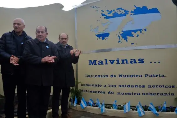 Nuevo monumento a los héroes de Malvinas