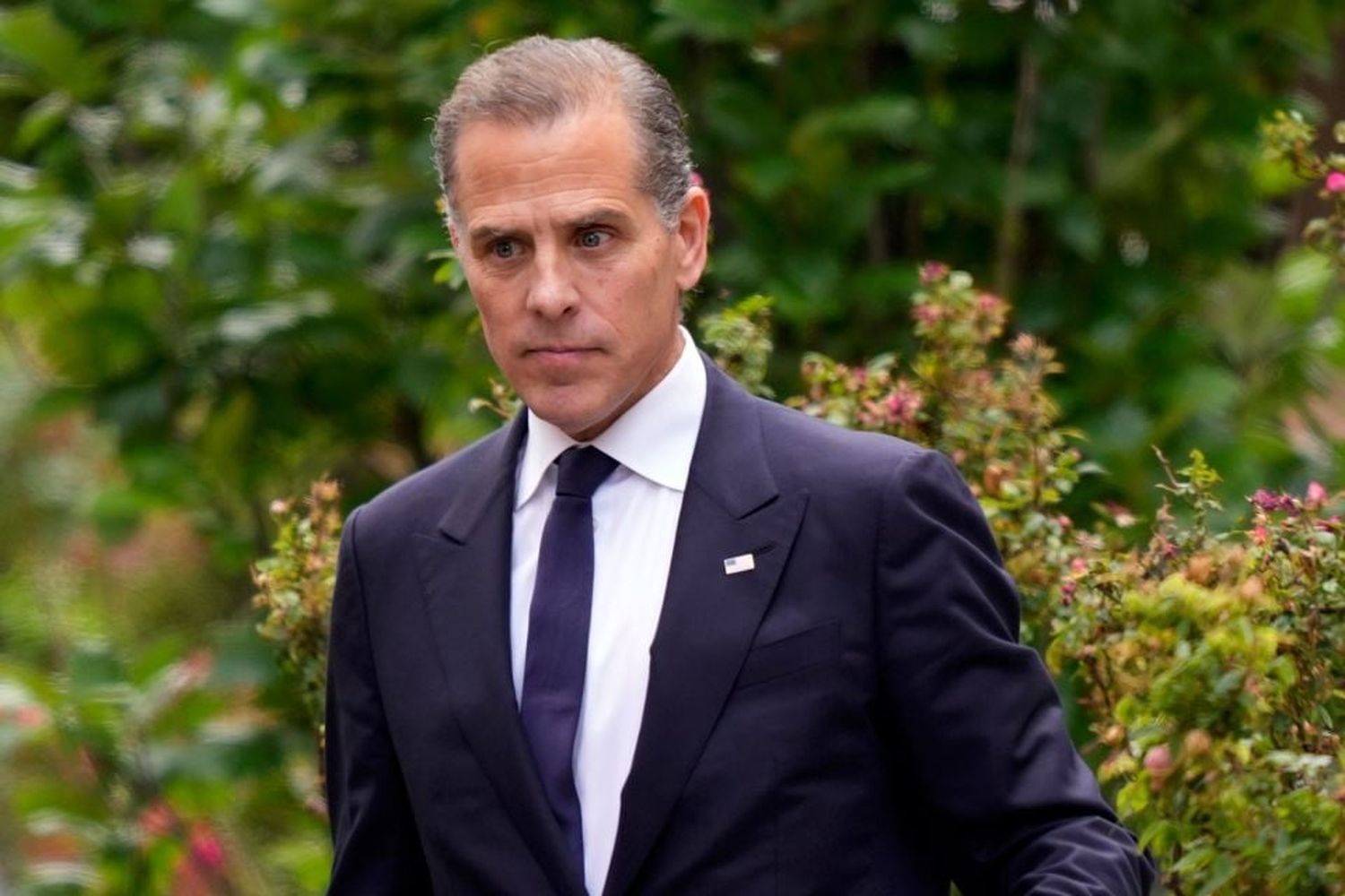 Hunter Biden departs from federal court on Tuesday, in Wilmington, Delaware.