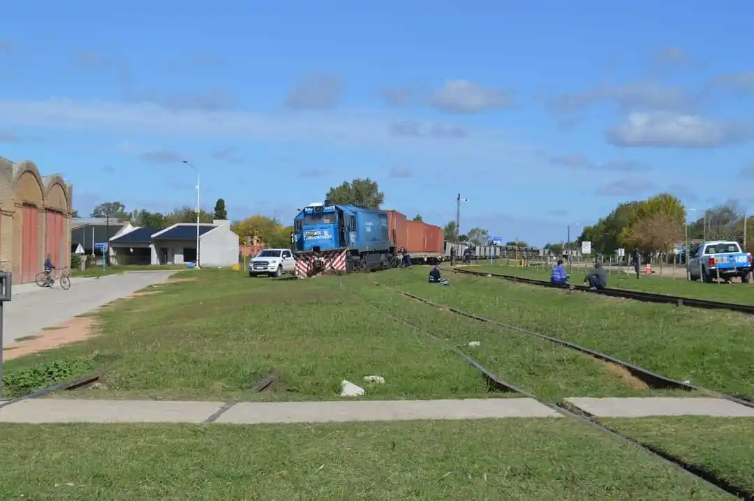 Un tren descarriló en Urdinarrain cuando hacía el cambio de vías