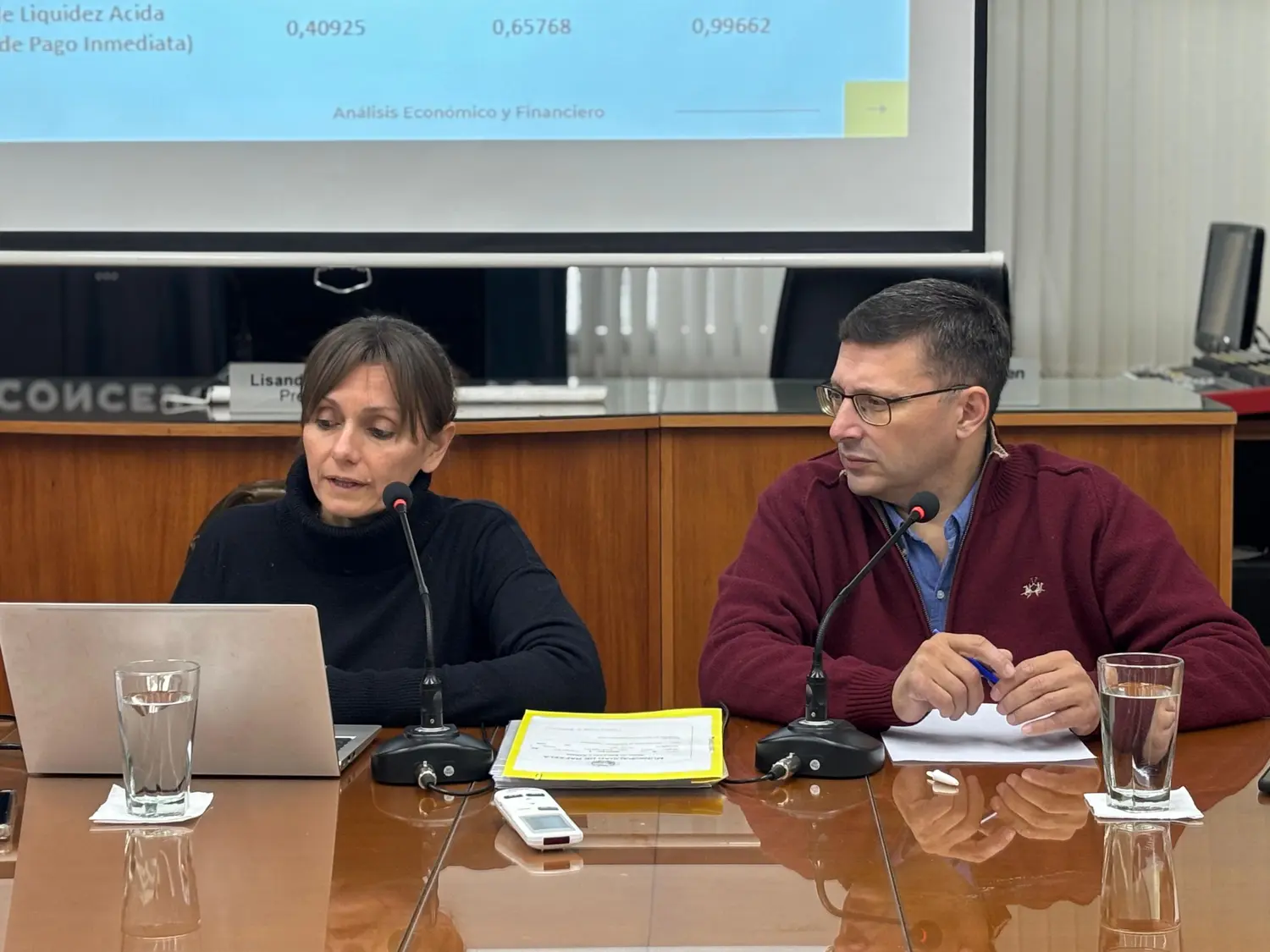 La secretaria de Hacienda presentó la situación económica del Municipio en el Concejo