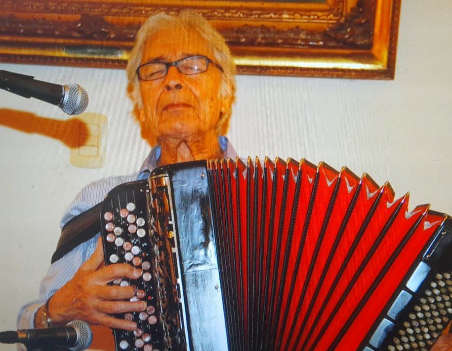 Raúl Barboza en el Club Social, diciembre de 2023