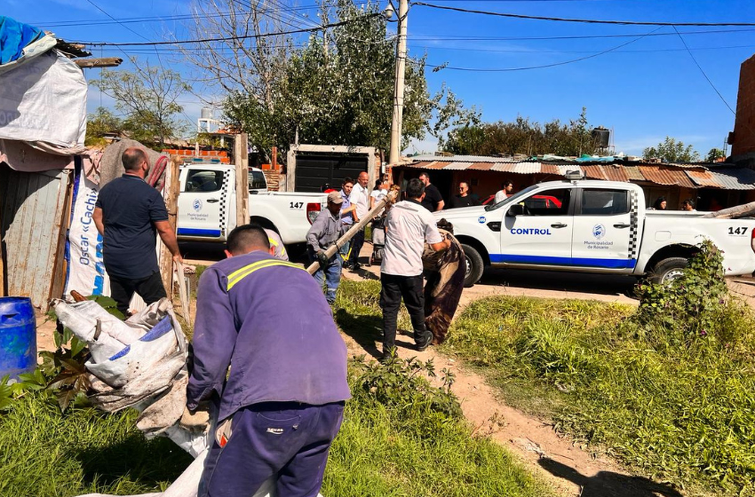 La Municipalidad de Rosario desalojó un terreno ocupado en barrio Godoy