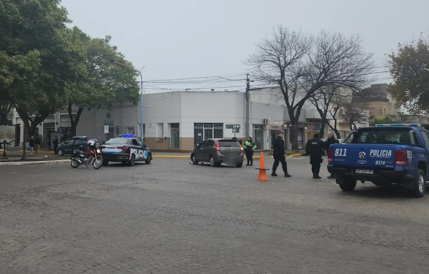 accidente choque en bv lehmann - 2