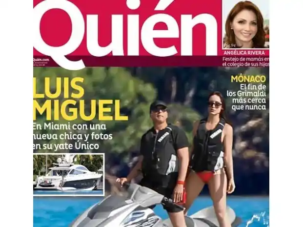 Fotografiaron a Luis Miguel bien acompañado