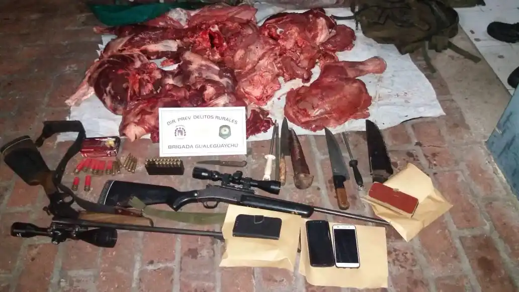 Gendarmería detuvo a cinco hombres por posible causa de abigeato