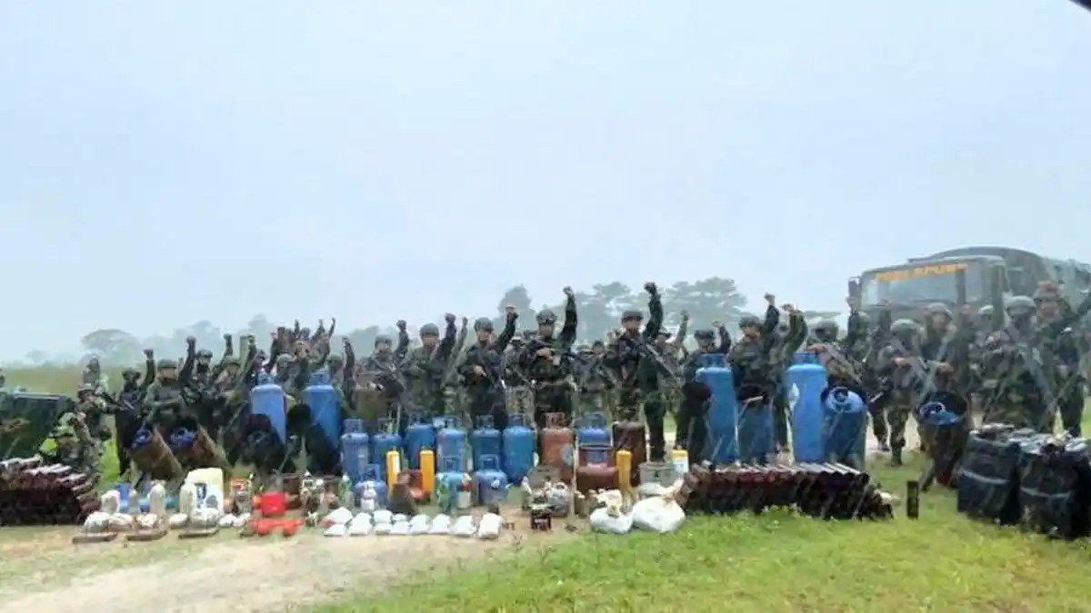 ¡DESACTIVADAS BOMBONAS! FANB incautó casi 1.700 cilindros de gas que narcos utilizaban como explosivos