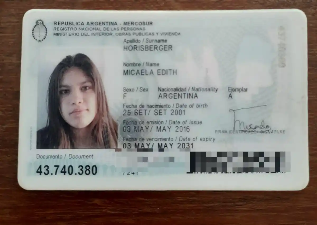 El documento de Micaela