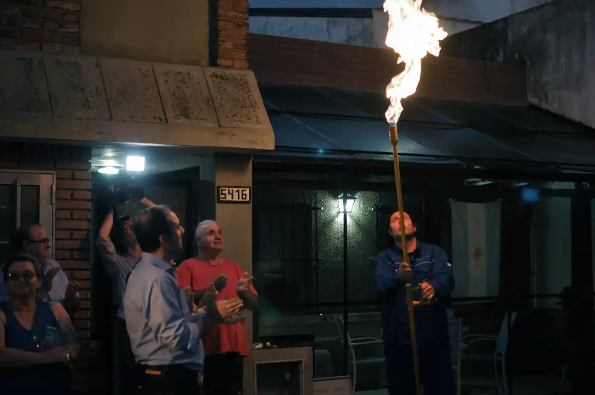 Liceo Norte: Corral inauguró obras de gas natural
