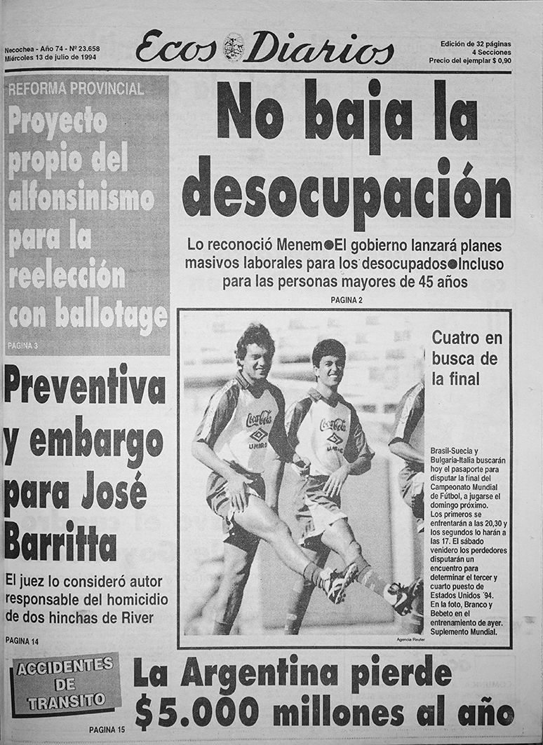Miércoles 13 de julio 1994