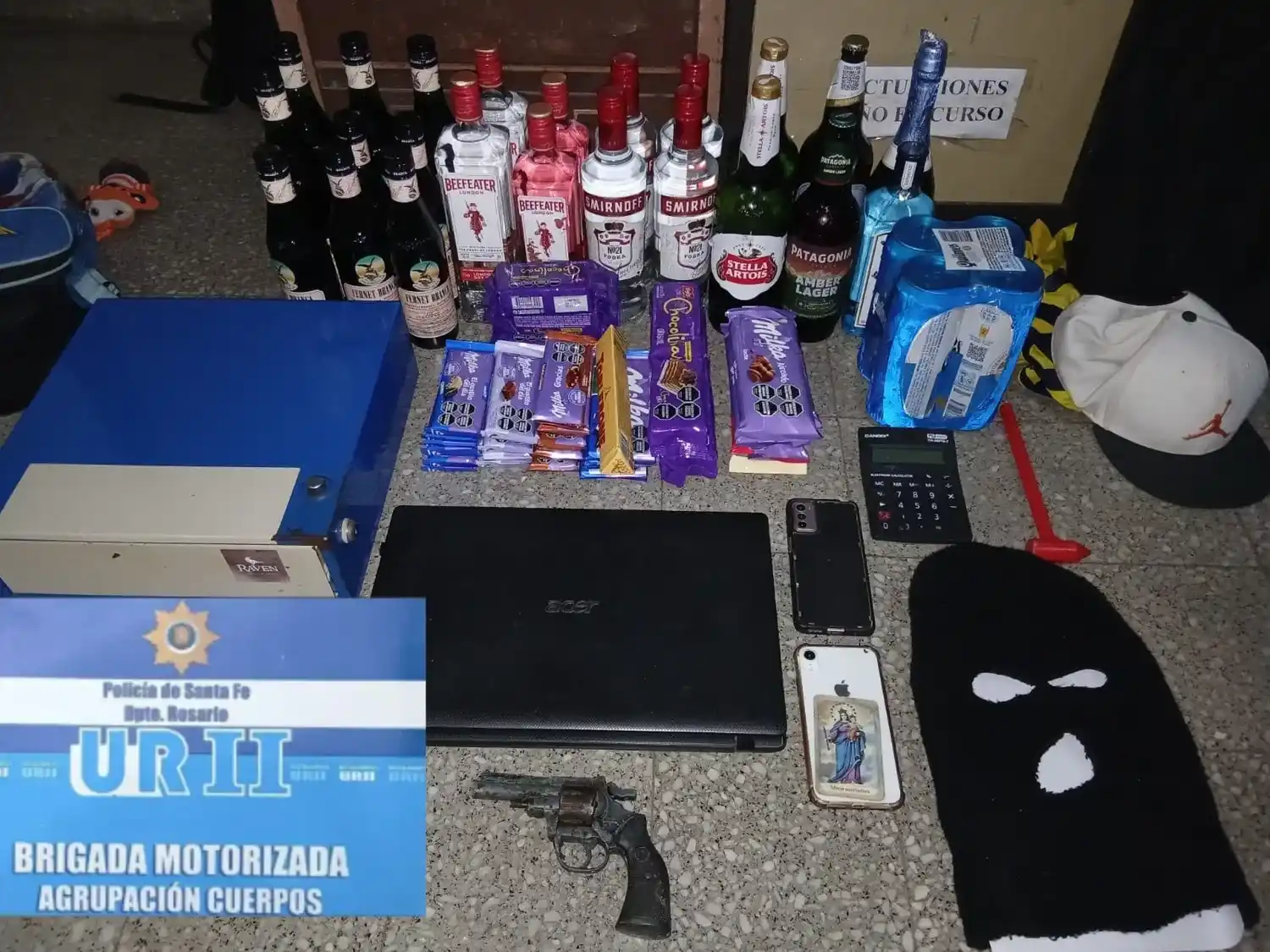 Elementos secuestrados.