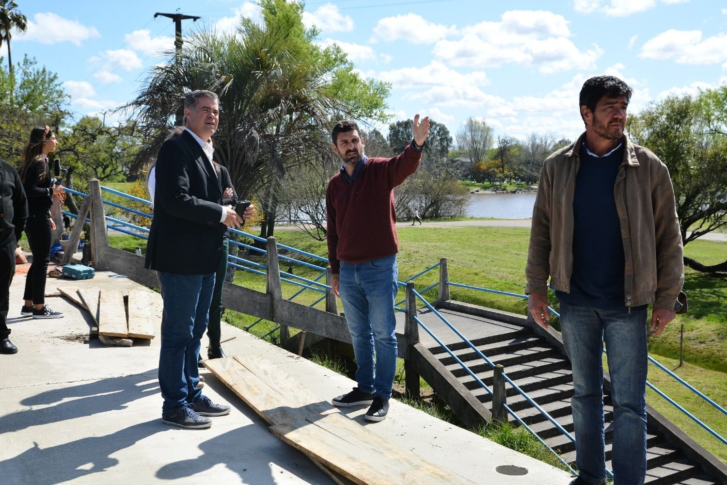 Avanzan los trabajos en la construcción de la bicisenda en el paseo de la Costanera