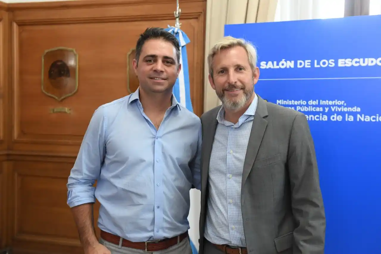 Davico visitó a Frigerio en Casa Rosada: "Fuiste, sos y serás un pilar en mi carrera"