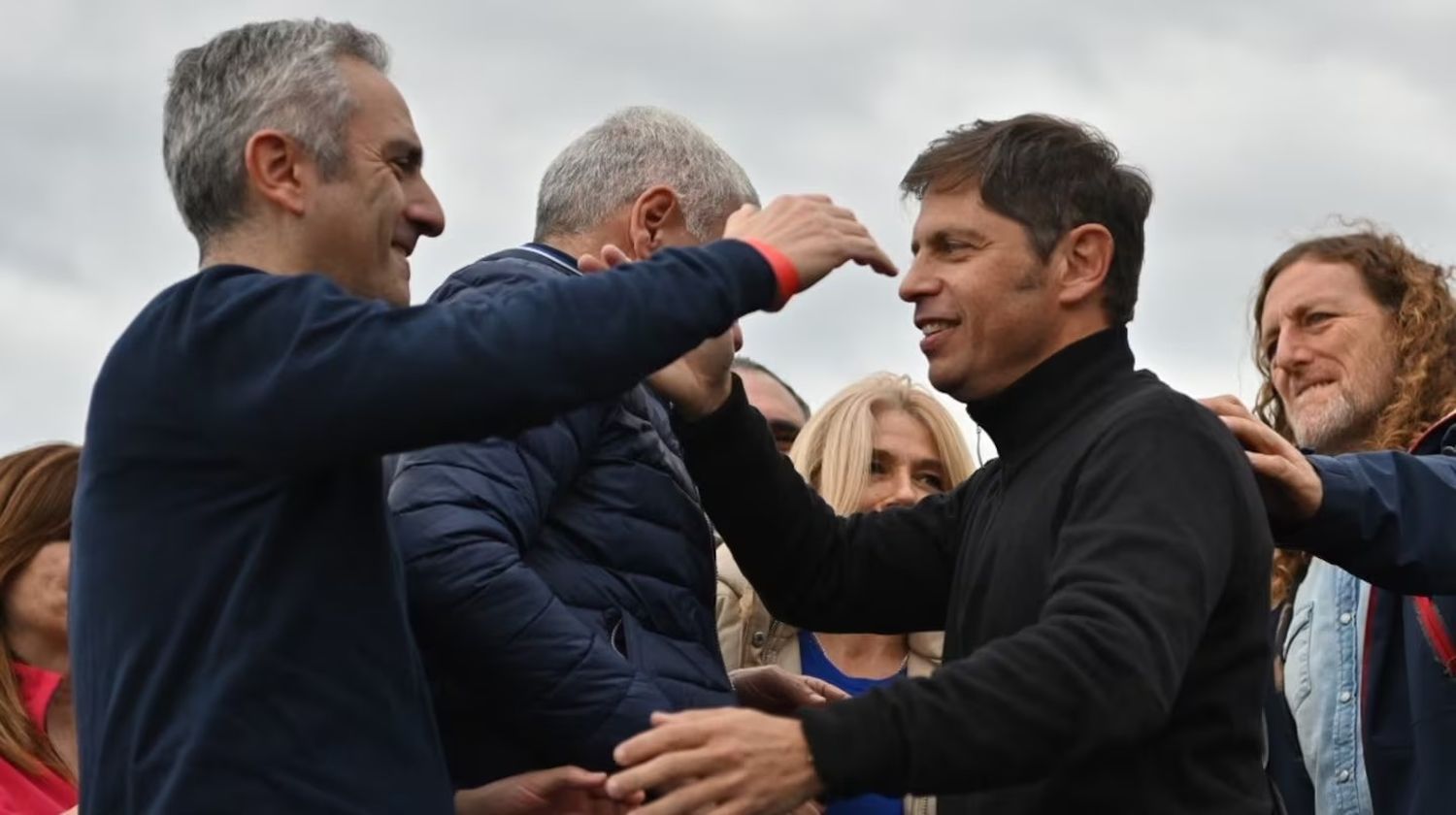 Larroque y Kicillof. Imagen de Archivo.