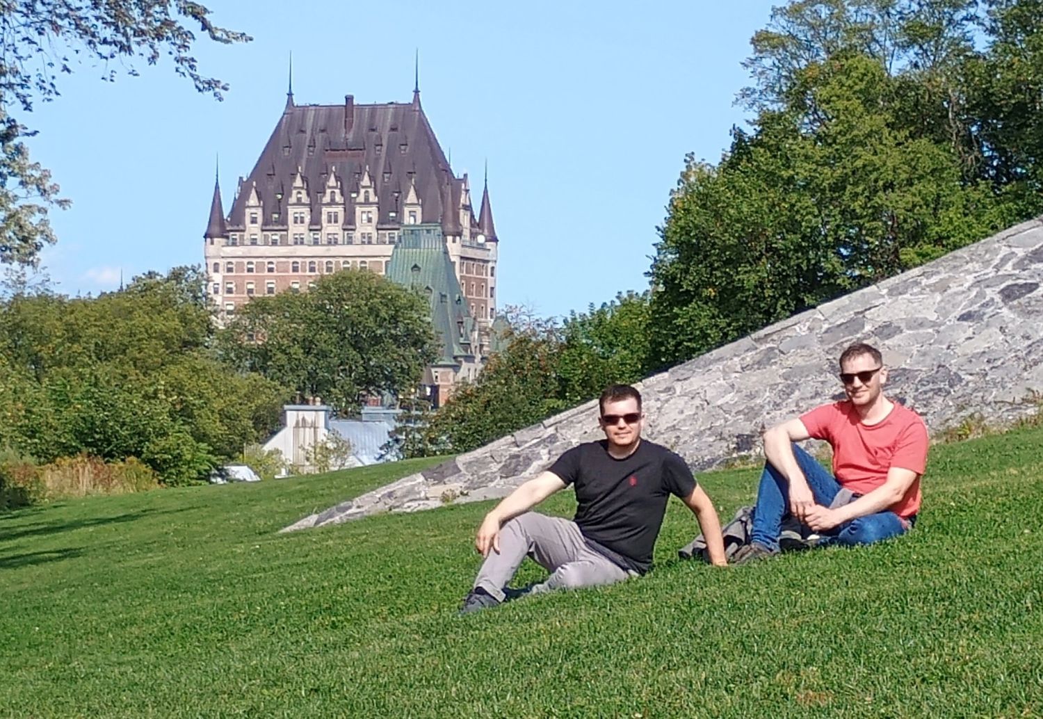 Ciudad de Quebec, con el Castillo Frontenac de fondo, actual hotel 5 estrellas-