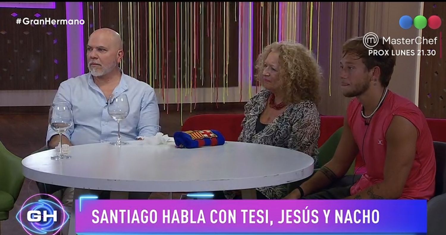 VIDEO: El emocionante reencuentro de Nacho con su familia en Gran Hermano