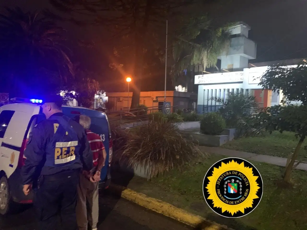 Uno de los allanamiento y detención en Crespo sería por un caso de abuso sexual